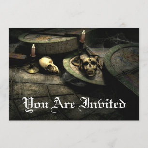 Gothic Birthday Party Invitations Kaart