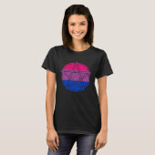 Gothic Bisexual Pride Wicca Witchcraft Petagram T-shirt (Voorkant volledig)