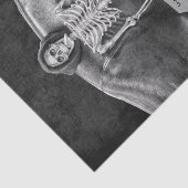 Gothic Black and White Skeleton Tissuepapier (Detail)
