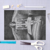 Gothic Black and White Skeleton Tissuepapier (Craft)