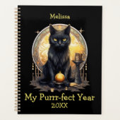 Gothic Black Cat Planner (Voorkant)