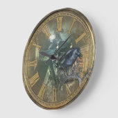 Gothic Black Crow Grote Klok (Hoek)