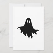 Gothic Black Crow Halloween Party  Kaart (Achterkant)