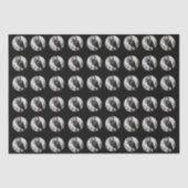 Gothic Black Crow & Tower Spooky Halloween Tissuepapier (Voorkant)