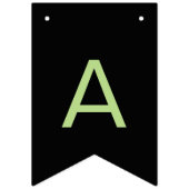 Gothic Black Dia de los Muertos Sugar Skull Vlaggetjes (Tweede vlag)