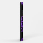 Gothic Black en Paars design. Case-Mate iPhone Case (Achterkant/rechts)