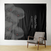 Gothic Black Ghosts - Dark Moody Halloween Wandkleed (In Situ (horizontaal))