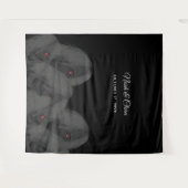 Gothic Black Ghosts - Dark Moody Halloween Wandkleed (Voorkant (horizontaal))