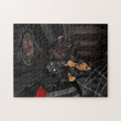 Gothic Black Heart Puzzel (Horizontaal)