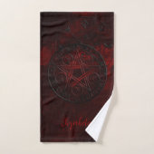 Gothic Black Magic Seals Bad Handdoek (Handdoek)