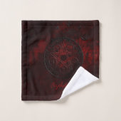 Gothic Black Magic Seals Bad Handdoek (Wasdoekje)