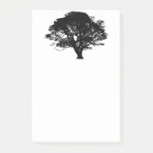 Gothic Black Oak Tree Silhouette Fine Art Drawing Post-it® Notes (Voorkant)