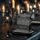 Gothic Black Raven & Black Rozen Bruiloft Bedankdoosjes