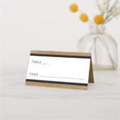 Gothic Black Raven & Black Rozen Gouden bruiloft Plaatskaartje (Voorkant)