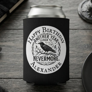 Gothic Black Raven Nevermore Verjaardag Blikjeskoeler