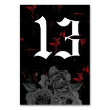 Gothic Black Red Grunge Textured | Zwarte Rozen