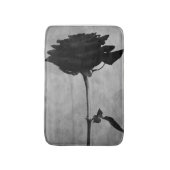 Gothic Black Roos Badmat (Voorkant Verticaal)