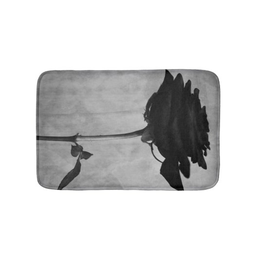 Gothic Black Roos Badmat (Voorkant)