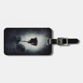 Gothic Black Roos Driving Blood Macabre Bagagelabel (Voorkant horizontaal)