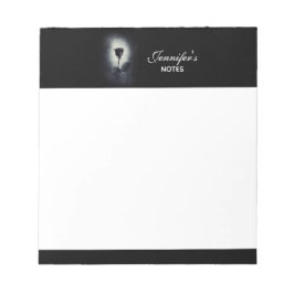 Gothic Black Roos Driving Blood Macabre Notitieblok