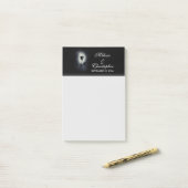 Gothic Black Roos Driving Blood Macabre Wedding Post-it® Notes (Op bureau)