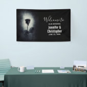 Gothic Black Roos Driving Blood Macabre Wedding Spandoek (Beurs)
