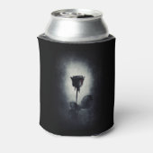 Gothic Black Roos Driving Blood on Black Grunge Blikjeskoeler (Blikje Achterkant)