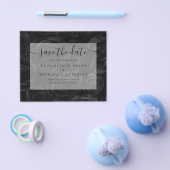 Gothic Black Roses Save The Date BUDGET Flyer (Enkel)