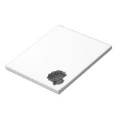 Gothic Black Rozen Notitieblok (Linkerzijde)