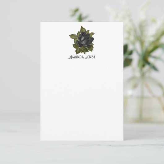  Gothic Black Rozen op maat (Staand voorkant)