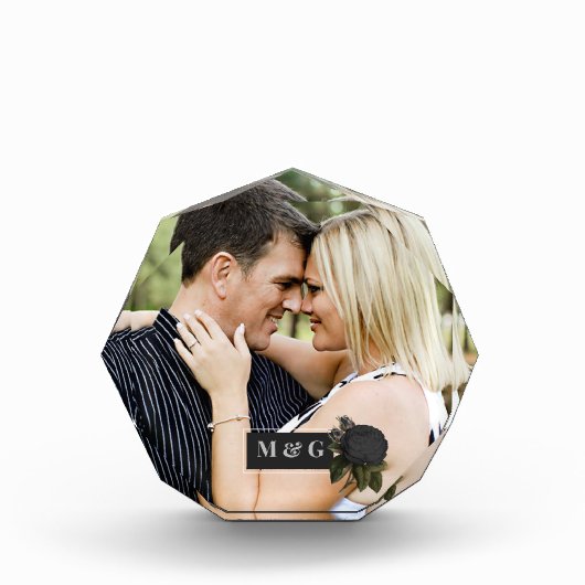  Gothic Black Rozen op maat Fotoblokken (Voorkant)