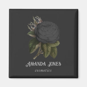 Gothic Black Rozen op maat Magneet