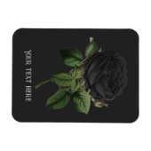  Gothic Black Rozen op maat Magneet (Horizontaal)