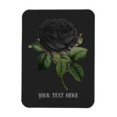  Gothic Black Rozen op maat Magneet (Verticaal)