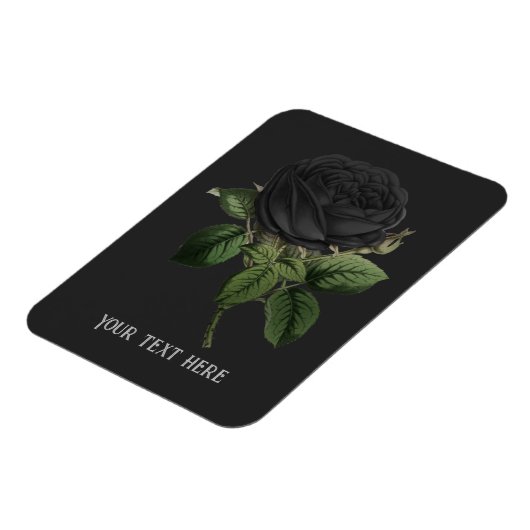  Gothic Black Rozen op maat Magneet (Linkerzijde)