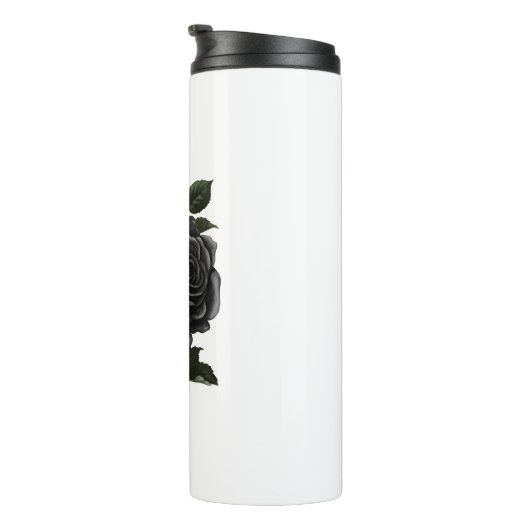  Gothic Black Rozen op maat Thermosbeker (Geroteerd rechts)
