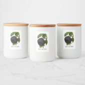  Gothic Black Rozen op maat Voedselcontainer Etiket (Flessen)