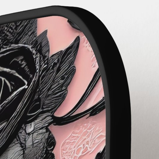 Gothic Black Rozen Pickleball Paddle (Links Detail)