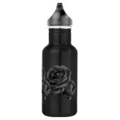 Gothic Black Rozen Waterfles (Rechts)