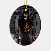 Gothic Black Spider Ronde Ornament (Rechts)