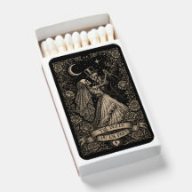 Gothic Black Spooky Tarot Trouwset