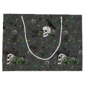 Gothic Black St Patricks Day Bloemenschedels Iers Groot Cadeauzakje (Achterkant)