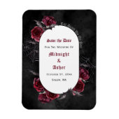 Gothic Black tot de dood ons deel sparen de datum Magneet (Verticaal)