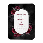 Gothic Black tot de dood ons deel sparen de datum Magneet (Verticaal)