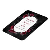 Gothic Black tot de dood ons deel sparen de datum Magneet (Linkerzijde)