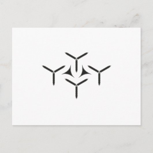 Gothic Blade Briefkaart (Voorkant)