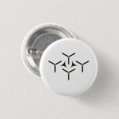 Gothic Blade Button (Voorkant /achterkant)