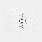 Gothic Blade Fleece Deken (Voorkant (Horizontaal))