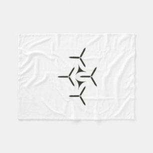 Gothic Blade Fleece Deken