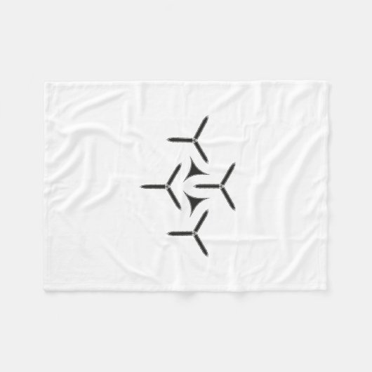 Gothic Blade Fleece Deken (Voorkant (Horizontaal))